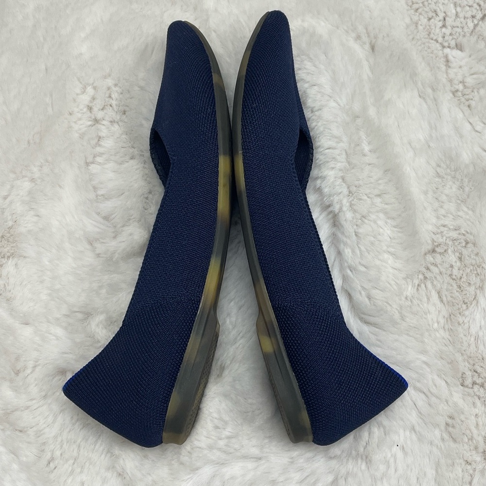 Rothy's Navy Pointed Flats - Picture 4 of 6